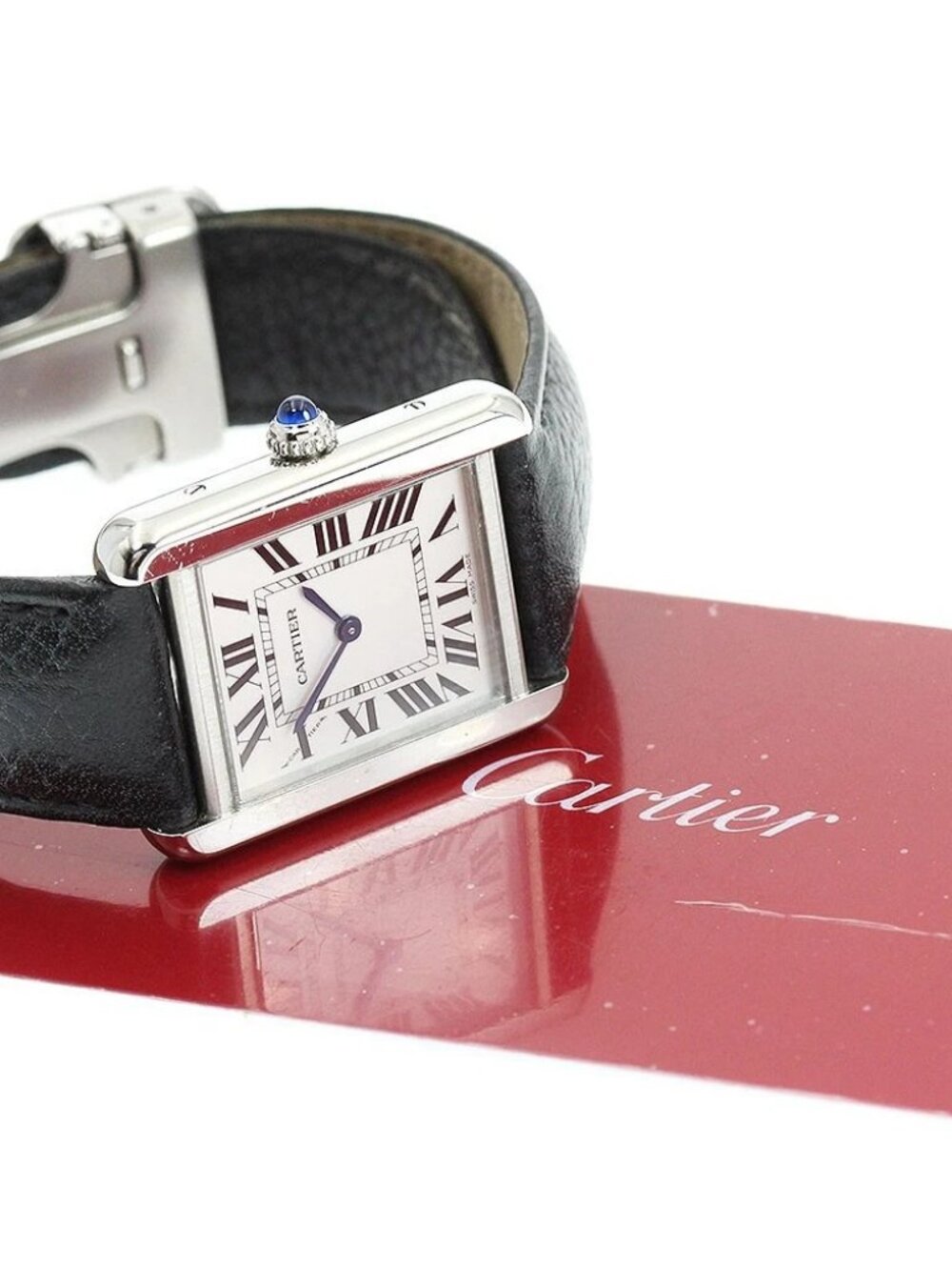 CARTIER Tank solo SM WSTA0030 Silver Dial Quartz Ladies Watch_960864 - Picture 2 of 7